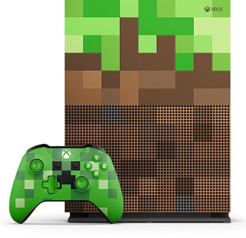 Consola MICROSOFT Xbox One S 1TB, Custom Minecraft + joc Minecraft